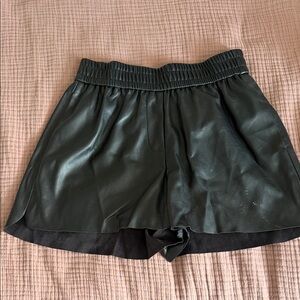 Zara High Waist Black Women's Shorts